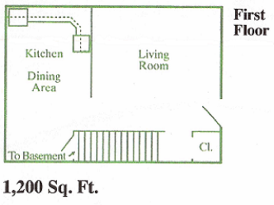 Bathroom at Green Village Townhomes in Kansas City, MO 64126